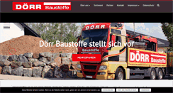 Desktop Screenshot of doerr-baustoffe.de